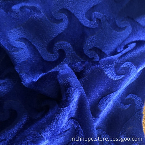 Hot Selling Günstige Crushed Velvet Polsterstoff